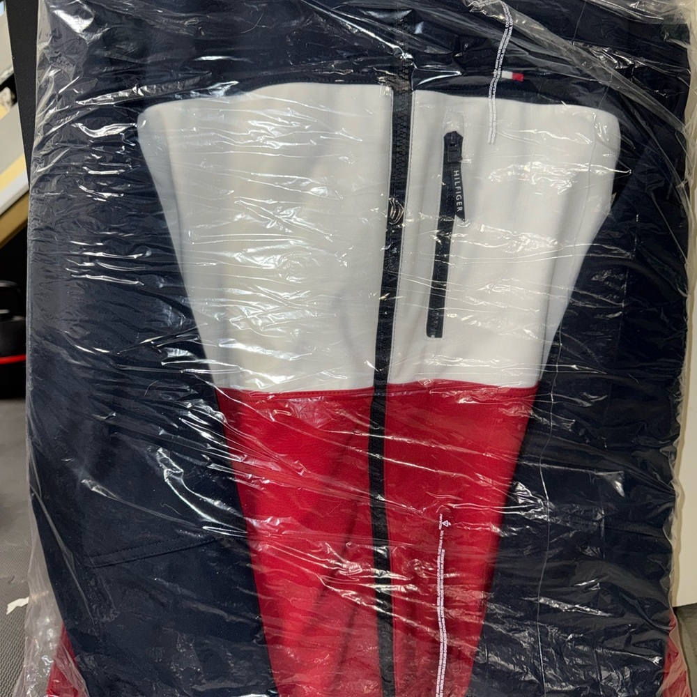 Tommy Hilfiger Winter Colorblock Jacket - Red, White, and Blue